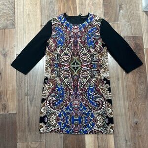 Rachel Zoe Oren Print Paisley Mini Dress size 4